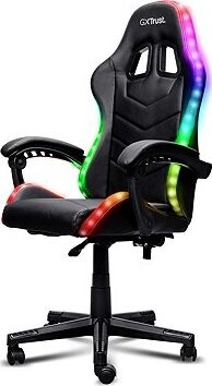 Trust GXT704 RONIQ RGB Gaming Chair Black – čierna