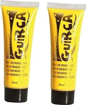 Guirca Žltý Make-Up V Tube – Halloween – 40 ml