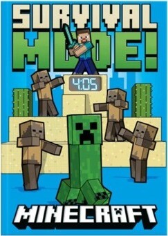 Minecraft – Survival Mode – zápisník s LED hodinami