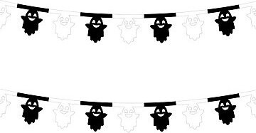 Godan Girlanda duchovia, halloween 360 cm, 2 balenia