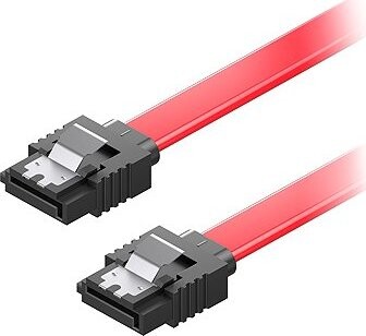 AlzaPower SATA 3.0 6Gbps 0,5 m červený