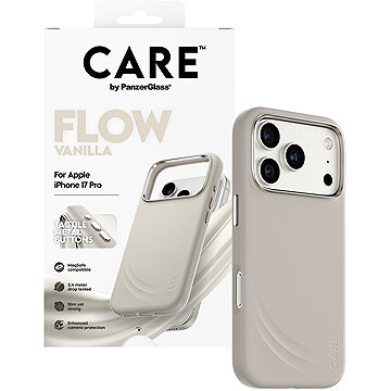 PanzerGlass CARE kryt Apple iPhone 17 Pro Flow MagSafe Vanilla