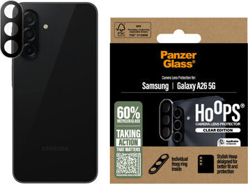 PanzerGlass Hoops Samsung Galaxy A26 5G číre ochranné krúžky na šošovky fotoaparátu