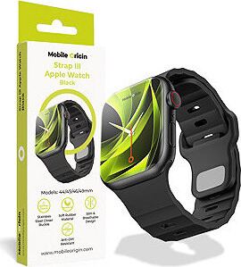 Mobile Origin Strap III Apple Watch 44/45/46/49 mm Black
