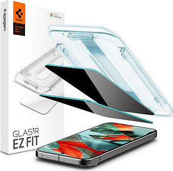 Spigen Glass tR EZ Fit Privacy 2 Pack - Google Pixel 9/10 Pro XL