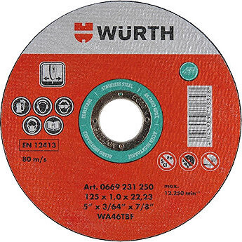 WÜRTH Rezný kotúč 115 × 22,2 × 1 mm