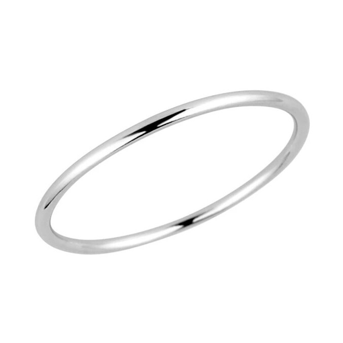 Evolution Group Nežný minimalistický prsteň zo striebra 65014 56 mm