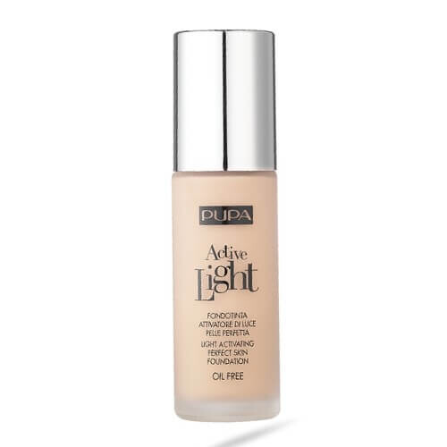 PUPA Milano Ľahký tekutý make-up SPF 10 Active Light (Perfect Skin Foundation) 30 ml 002 Ivory