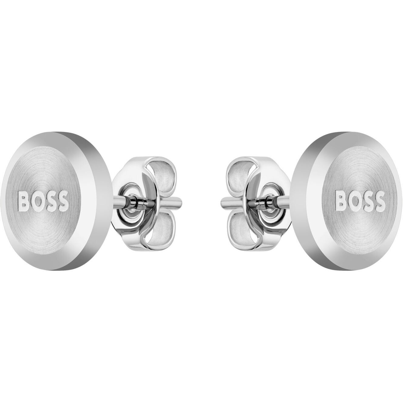 Hugo Boss Minimalistické oceľové náušnice Yann 1580477