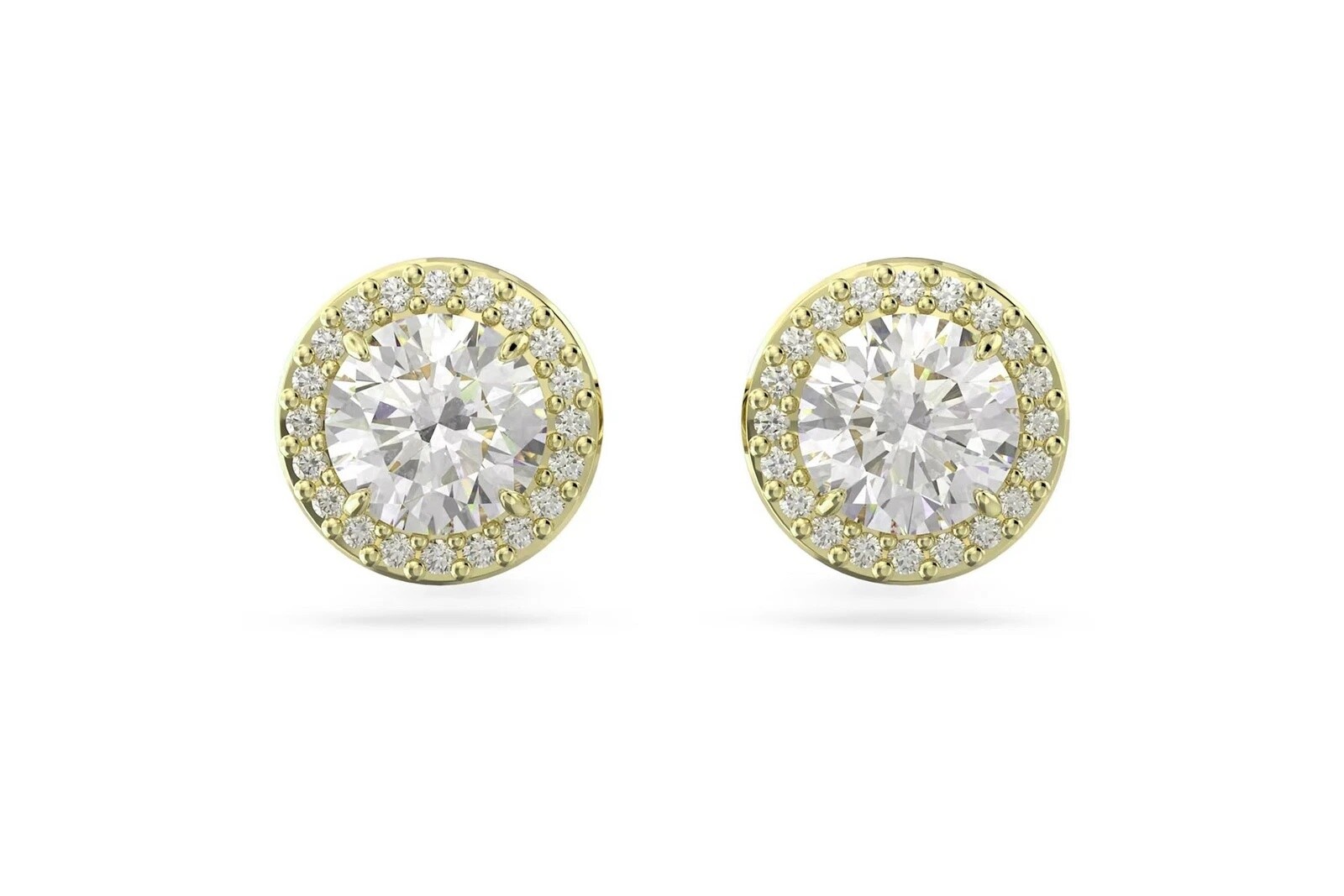 Liu Jo Minimalistické pozlátené náušnice so zirkónmi Essential LJ2511