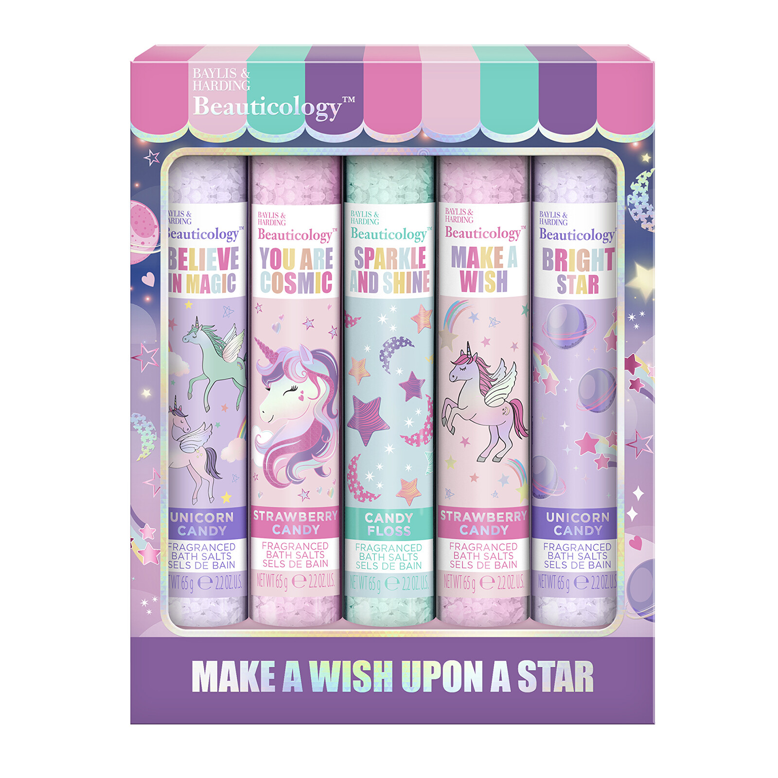 Baylis & Harding Darčeková sada Jednorožec 5 x 65 g