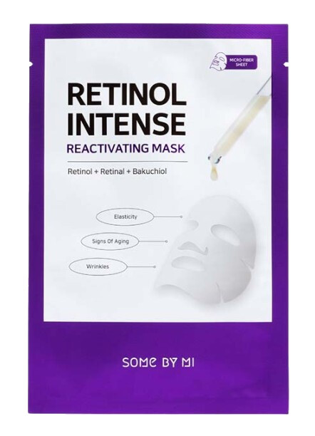 Some By Mi Súprava spevňujúcich pleťových masiek s retinolom Retinol Intense (Reactivating Face Mask) 20 x 22 g