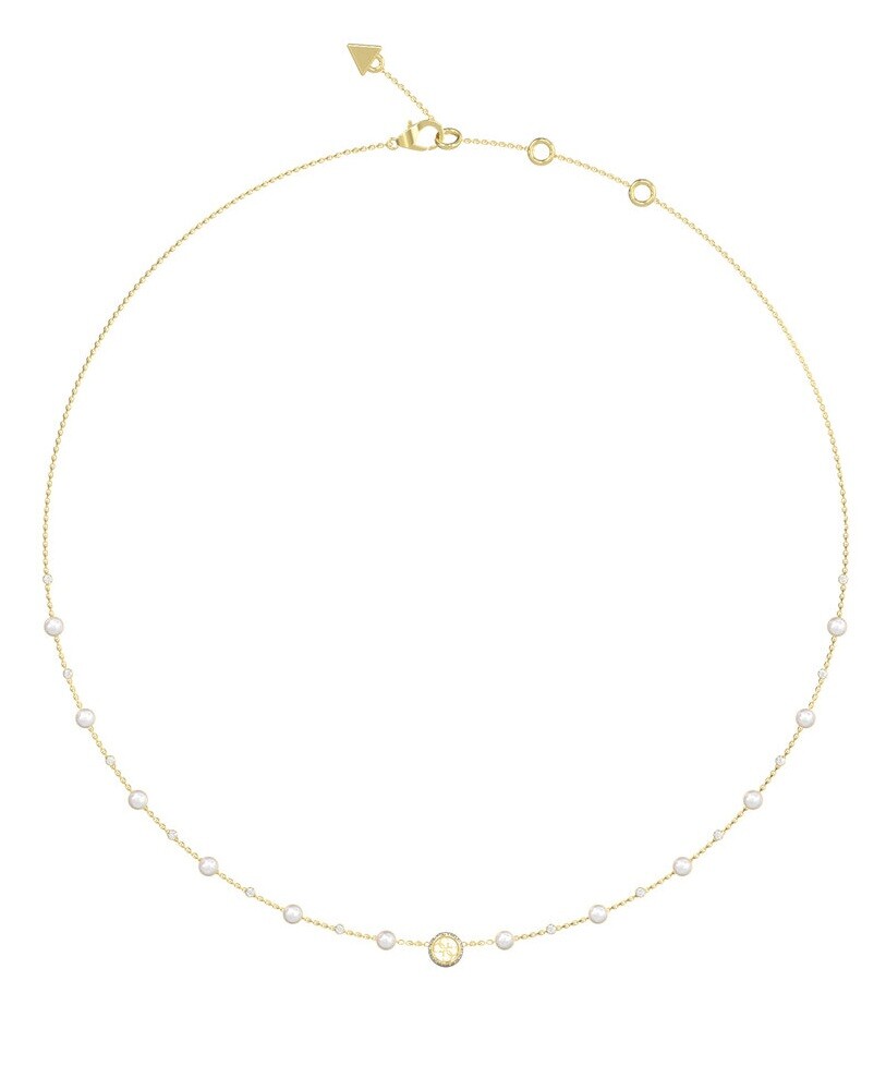 Guess Pôvabný náhrdelník s perličkami Tiny Pearly JUBN05515JWYGT/U