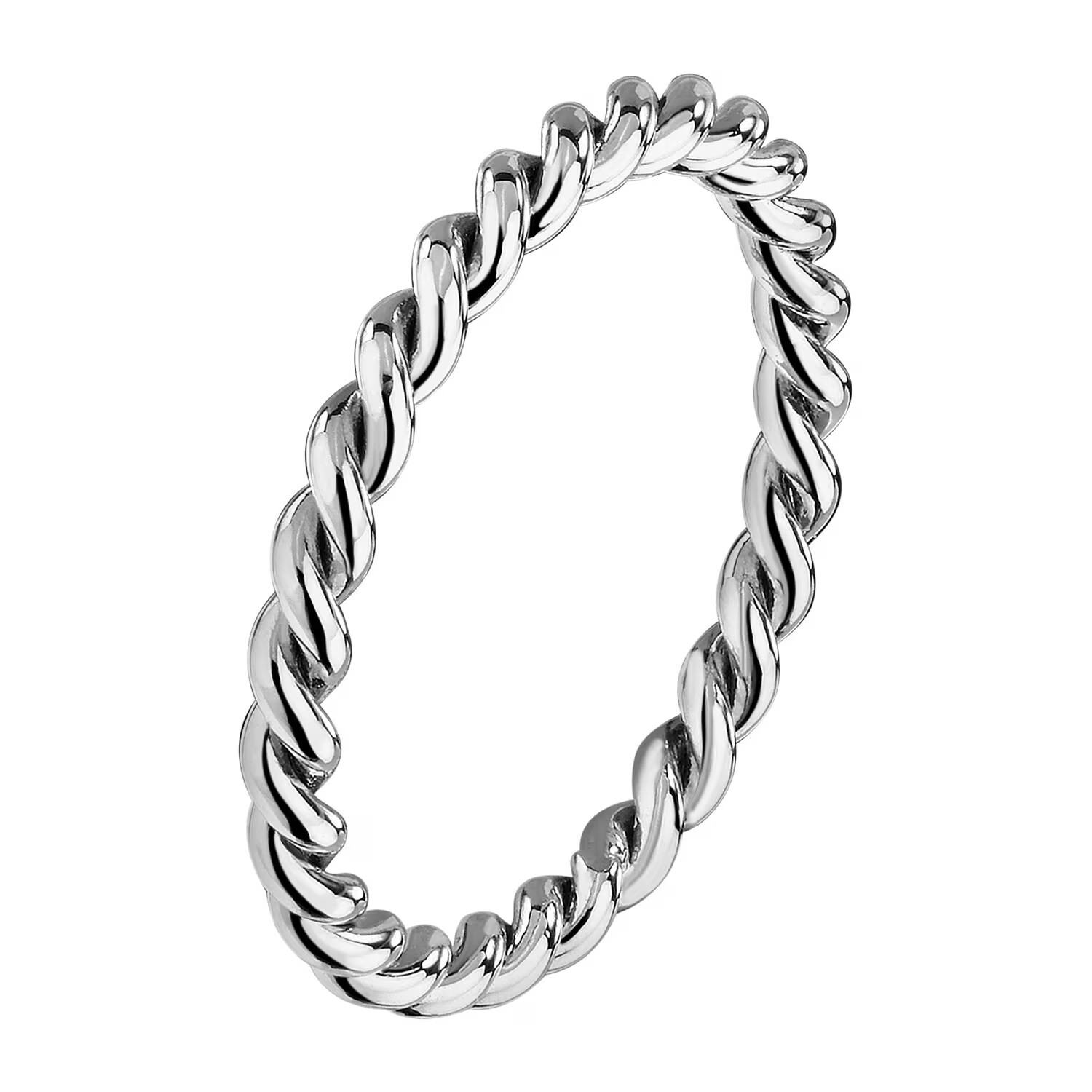 La Petite Story Minimalistický pozlátený prsteň s pleteným dizajnom Ring LPS03AVV1301 52 mm