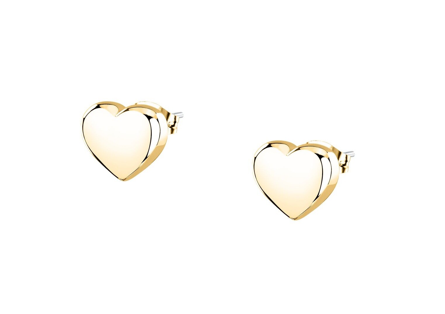 Morellato Pozlátené náušnice Srdiečka Intrecci SAZC16