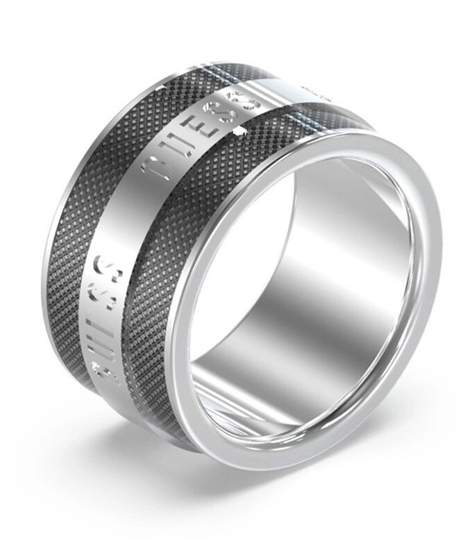 Guess Fashion oceľový prsteň Legacy JUMR03209JWSTBK 64 mm