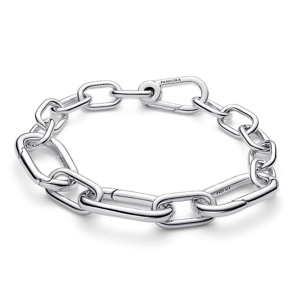 Pandora Výrazný článkový náramok zo striebra na prívesky Me 593854C00 20 cm
