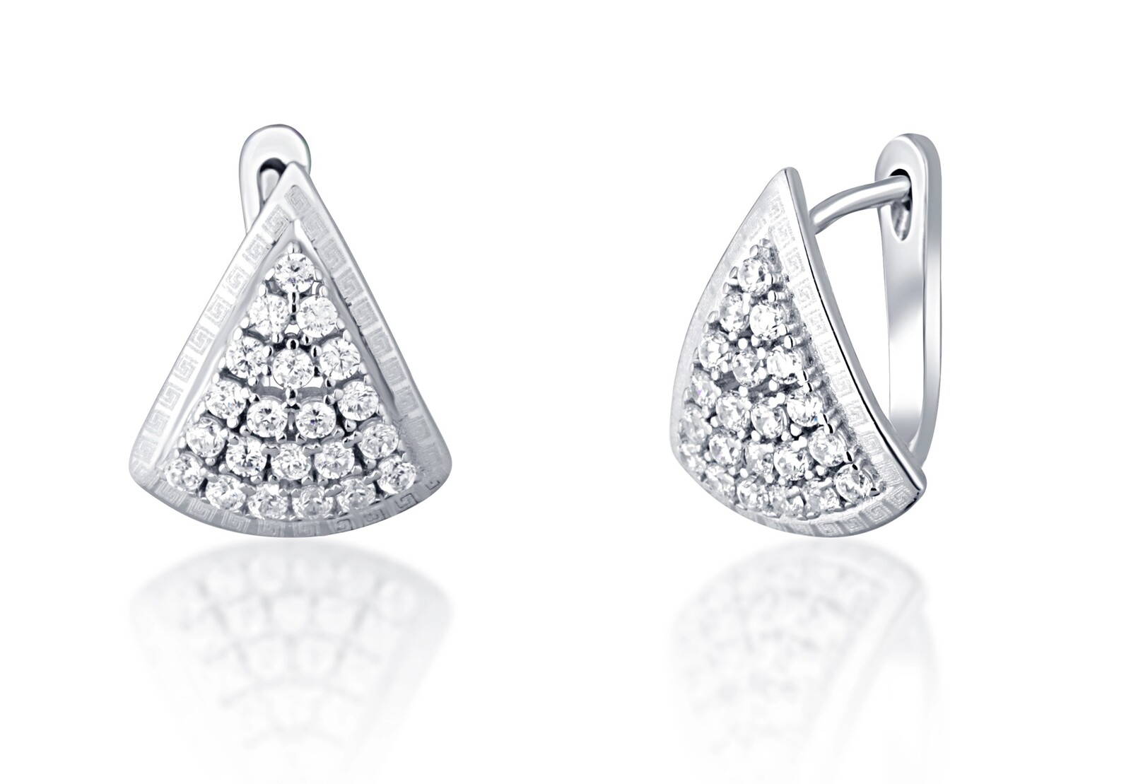 JVD Fashion strieborné náušnice so zirkónmi SVLE0361XI3BI00