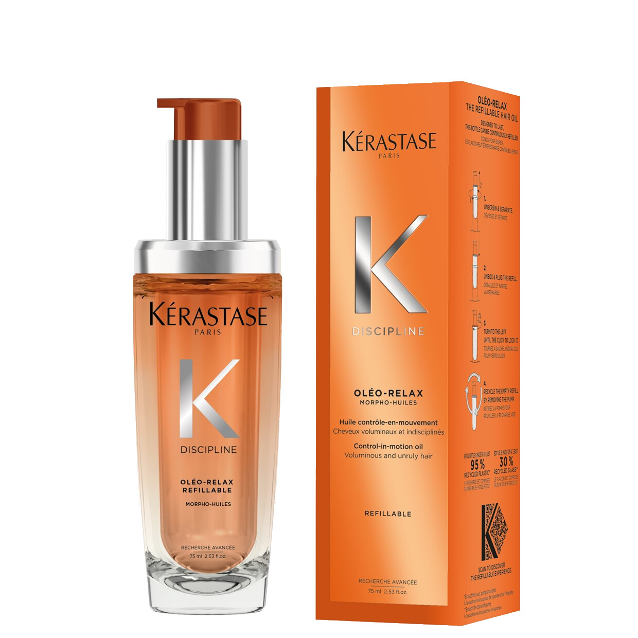 Kérastase Olej na vlasy Discipline (Control-In-Motion Oil) 75 ml
