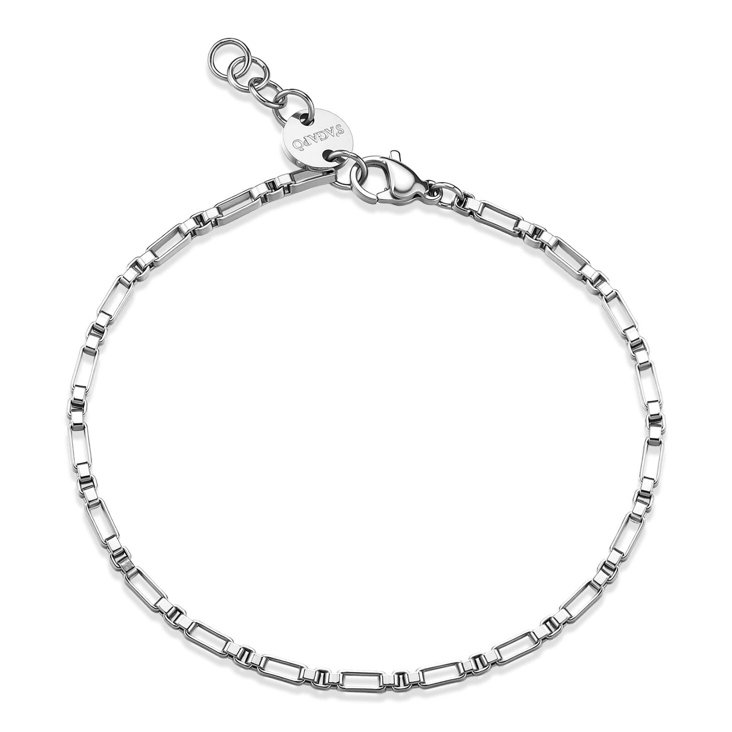 S'Agapõ Jemný oceľový náramok Ripple SRP95