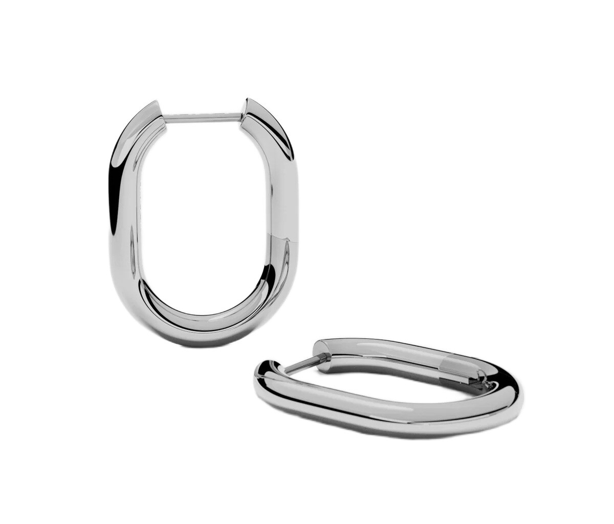 Furiosa Oválne náušnice z ocele Leah SE-LEAHEAR-S