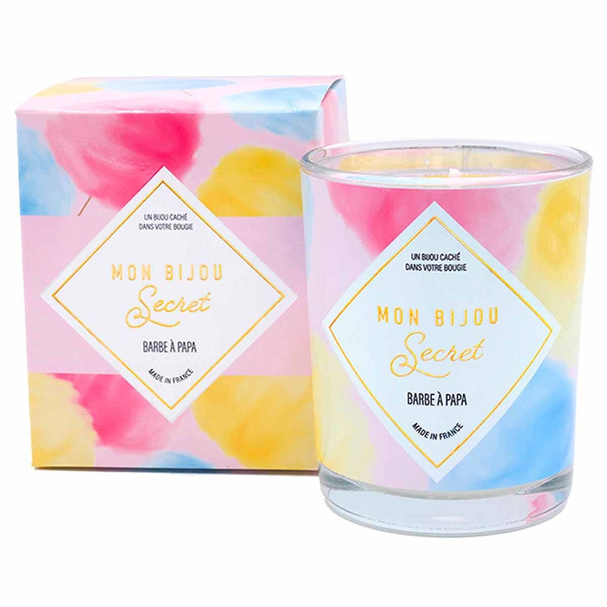 Troli Vonná sviečka 40h so šperkom Cukrová vata CCOBP100j