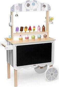 Viga Drevená pojazdná predajňa zmrzlín