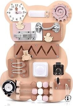 iMex Toys Smart Bear senzorická manipulačná tabuľa