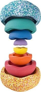 Stapelstein Summer Rainbow Sada classic skulptur shadow