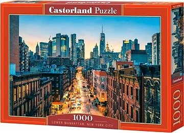 CASTORLAND Puzzle Dolný Manhattan, New York 1000 dielikov