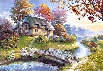 CASTORLAND Puzzle Chalupa 1500 dielikov