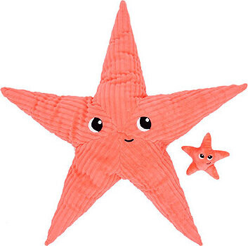 Les Déglingos Plyšová hviezdica, mama s bábätkom, koralová