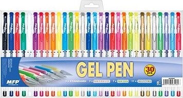 MFP Gélové pero sada 30 ks GX1038-30 mix