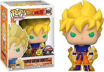 Funko Pop! Dragon Ball Z Super Saiyan Goku Frst Apperance Glow 860