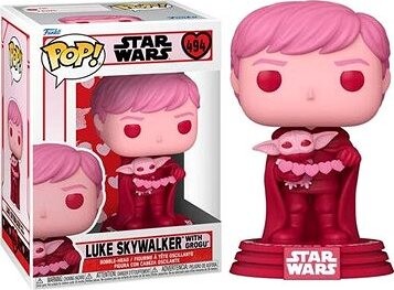 Funko POP! Valentines Star Wars – Luke and Grogu (Bobble-head)