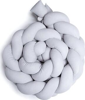 Maceshka Mušelínový pletený mantinel sivý