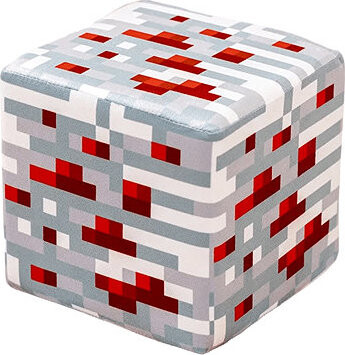 Plush Penová kocka Minecraft blok Redstone 20 cm
