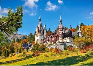 CASTORLAND Puzzle Zámok Peles, Rumunsko 500 dielikov