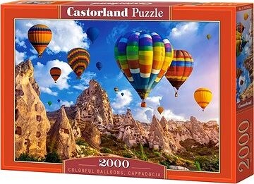 CASTORLAND Puzzle Farebné balóny, Kappadokia 2000 dielikov