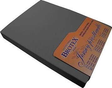 Brotex Jersey prestieradlo tmavo sivé, 70 × 140 cm detské