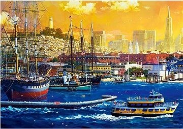 CASTORLAND Puzzle Prístav San Francisco 500 dielikov