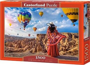 CASTORLAND Puzzle Obdivovanie farieb 1500 dielikov