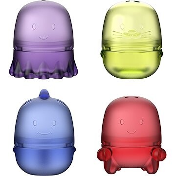 Ubbi Súprava hračiek do kúpeľa priesvitná