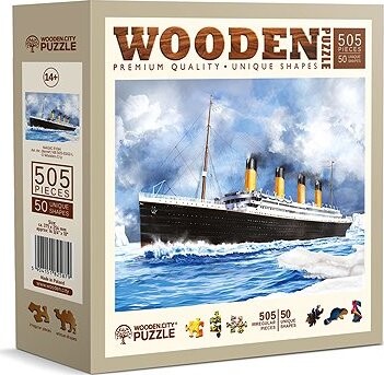 WOODEN CITY Drevené puzzle Titanik 505 dielikov