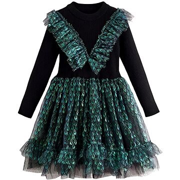 Excellent Karnevalové šaty veľ. 116 – Pávia princezná