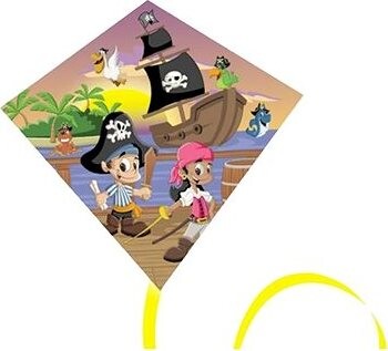 Günther šarkan mini Kite Pirat pre deti 24 × 25 cm