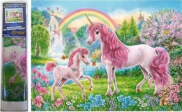 Norimpex Jednorožce v rozprávkovej záhrade 30 × 40 cm