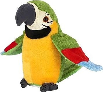 Plush Interaktívna plyšová hračka Papagáj opakujúci mávajúci 21 cm