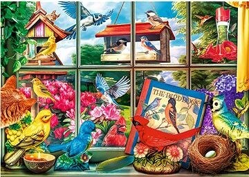 Trefl Puzzle Premium Plus Tea Time: Svet vtákov 1000 dielikov