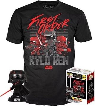 Funko POP! Star Wars Kylo Ren Supreme Leader & T-Shirt size S